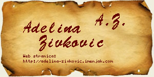 Adelina Živković vizit kartica